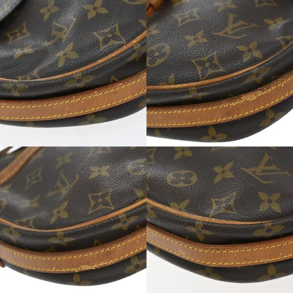 LOUIS VUITTON Jeune Fille MM Shoulder Bag Monogram Leather Brown M51226 37EF535 - Picture 7 of 16